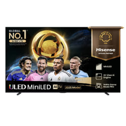Hisense 85" U7QTUK MiniLED 144Hz Smart AI TV with Freely