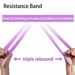 Latex-Free Resistance Bands, Exercise Bands for Strength Training, Yoga, Pilates, Stretching, Home Gym Workout, Upper Lower Body, Light Medium Heavy