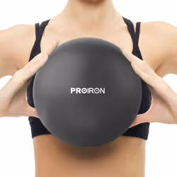 Soft Pilates Ball - Small Exercise Ball 25cm - for Yoga, Pilates, Stability, Fitness, Core Training, Physical Therapy, Balanc ...
