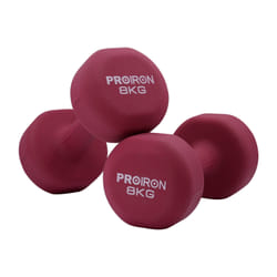 PROIRON PRKNED08K dumbbell Fixed-weight dumbbell 8 kg 2 pc(s)