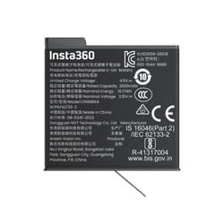Insta360 X6 Xtreme Battery Camera battery