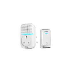 Wireless Doorbell, Self-Powered Door Bell Wireless Cordless Plug in No Battery Required Waterproof Door Chime Kits at 1300ft Range with 60 Chimes,