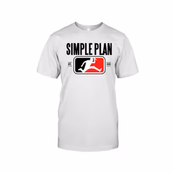 SIMPLE PLAN SP Baseball Style Logo Raglan T-shirt - M