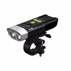 Fenix BC30R 2017, Bike flashlight, Black, Silver, Metal, Buttons, 1 m, IP66