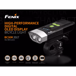Fenix BC30R 2017 Black, Silver Bike flashlight LED