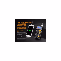 ARE-D2 Dual Bay Smart Charger For NimH & Li-ion Batteries
