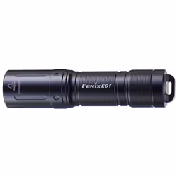 Fenix E01 V2.0, Hand flashlight, Black, 2 m, IP68, LED, 50000 h