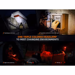 Fenix HM75R SE 1600 Lm Head Torch Headlight (Without Battery Extender)