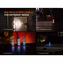 Fenix E06R Gunmetal USB-C Charging 700 Lumens LED Torch Flashlight