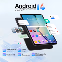 DOOGEE T40 Pro Tablet  8GB RAM 512GB ROM 10800mAh - Black
