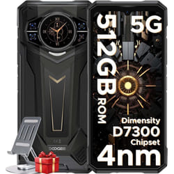 DOOGEE S200 Plus 5G Rugged Phone 32GB 512GB - Black