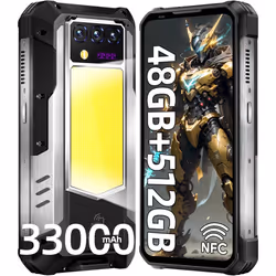 OUKITEL WP100 TITAN Rugged Smartphone with Projector 33000mAh 48GB+512GB