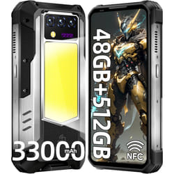 OUKITEL WP100 TITAN Rugged Smartphone with Projector 33000mAh 48GB+512GB