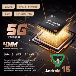 OUKITEL WP200 Pro 5G Unbreakable Mobile Phone with Smart Watch 24GB + 1TB - Green