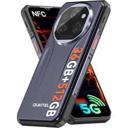 OUKITEL WP39 Pro 5G Unbreakable Mobile Phone 36GB+ 512GB - Grey