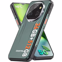 OUKITEL WP39 Pro 5G Unbreakable Mobile Phone 36GB+ 512GB - Green