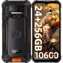 OUKITEL WP23 Plus Unbreakable Mobile Phone 8GB RAM 256GB - Orange