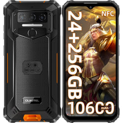 OUKITEL WP23 Plus Unbreakable Mobile Phone 8GB RAM 256GB - Orange