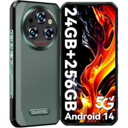OUKITEL WP35 Unbreakable Android Mobile Phone 8GB 56GB - Green