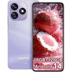 OUKITEL C51 Android 14 Smartphone Unlocked Cell Phones 6GB 128GB - Purple