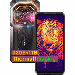 Ulefone Armor 28 Ultra Thermal, 5G AI Rugged Phone, 32GB 1TB/2TB Expansion - Black, Thermal Version