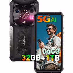 Ulefone Armor 28 Ultra , 5G AI Rugged Phone, 32GB 1TB/2TB Expansion - Black