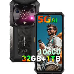 Ulefone Armor 28 Ultra , 5G AI Rugged Phone, 32GB 1TB/2TB Expansion - Black