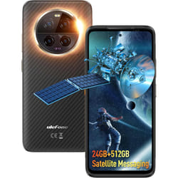 Ulefone Armor 23 Ultra 5G Rugged Phone, Satellite Messaging,24GB 512GB - Black