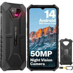 Ulefone Armor X13 Rugged Phone, 6GB+64GB, 50MP Rear Camera, - Black