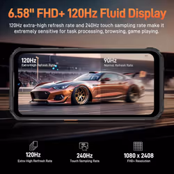 Ulefone Armor 21 Android 14 Unlocked Rugged Phone, 8GB 256GB
