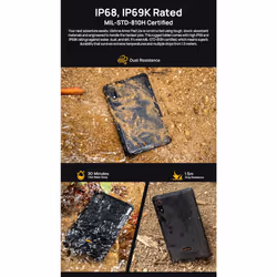 Ulefone Armor Pad Lite Unbreakable Tablet, IP68/IP69K Waterproof Shockproof Robust  6GB + 32GB