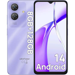 Ulefone Note 21 Android Smartphone 14, 4GB 128GB/TF-1TB with Octa Core Mobile Phone - Violet