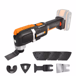 WX696.9 Sonicrafter Cordless Oscillating Multi-Tool, Power Share, Variable Speed with Accessories, 18V (20V Max)
