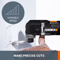 WX696.9 Sonicrafter Cordless Oscillating Multi-Tool, Power Share, Variable Speed with Accessories, 18V (20V Max)