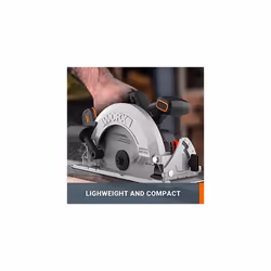 WORX WX520 18V(20V MAX) 190mm Cordless Brushless Circular Saw, External Rotor Motor, Power Share, 190mm Cutting Blade, Easy Blade Change, 1 Battery
