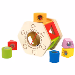 Hape E0407, 0.12 yr(s), Wood, Multicolour