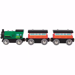 Hape STEAM-ERA PASSENGER TRAIN, Train, 3 yr(s), Wood, Multicolour