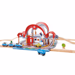 Hape Grand city station, Play vehicle track, 3 yr(s), Multicolour