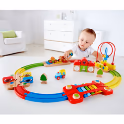 Hape RAINBOW PUZZLE RAILWAY 3D puzzle