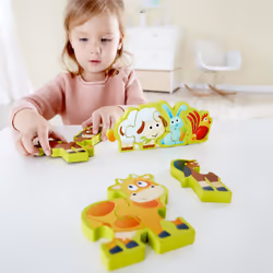 Hape Numbers & Farm Animals Shape puzzle 10 pc(s) - Additional view 2