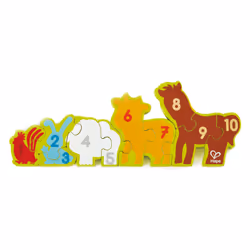 Hape Numbers & Farm Animals Shape puzzle 10 pc(s) - Additional view 5