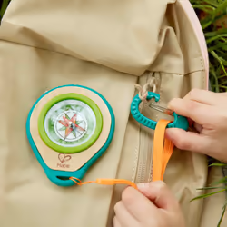 Hape Compass Set Magnetic navigational compass Bamboo, Plastic - Additional view 4