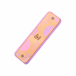 Hape Blues Harmonica | 10 Hole Wooden Musical Instrument Toy for Kids