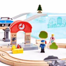 Hape City Train Bucket Set