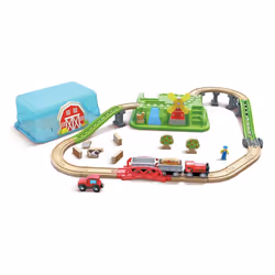 Hape Countryside Train Bucket Set