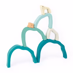 Hape E0490, Stacking blocks, 2 yr(s), Wood, 7 pc(s)