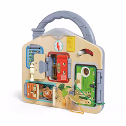 Hape Lock & Learn Playboard, 3 yr(s), Wood, Multicolour