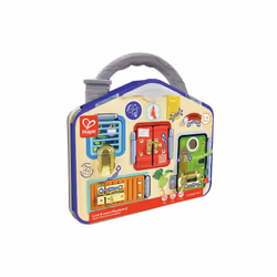 Hape Lock & Learn Playboard motor skills toy