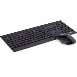 Rapoo 8900P, Full-size (100%), Wireless, RF Wireless, QWERTZ, Black, Mouse included
