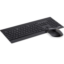 Rapoo 8900P keyboard Mouse included RF Wireless QWERTZ German Black